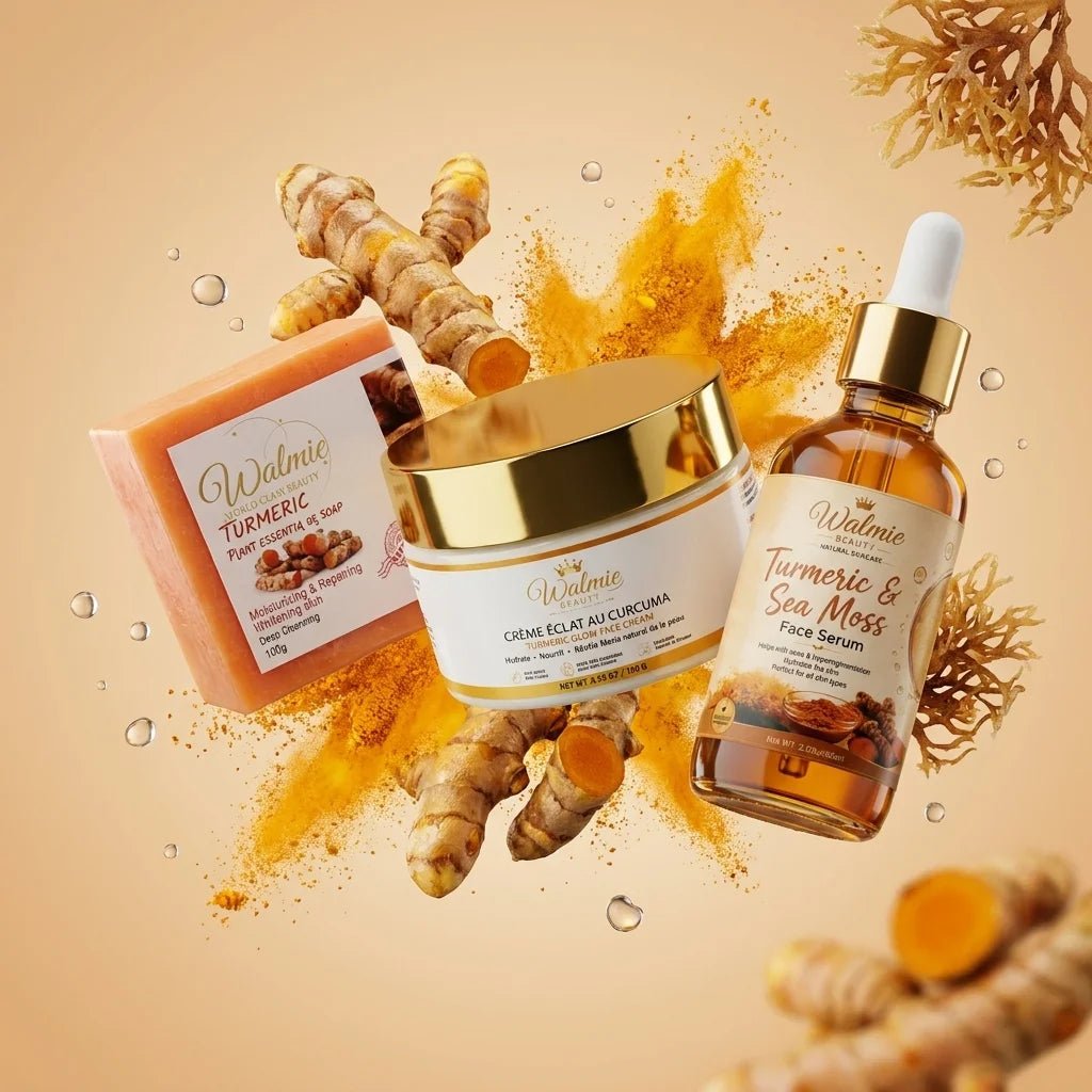 Gamme Soin visage au curcuma Walmie Beauty