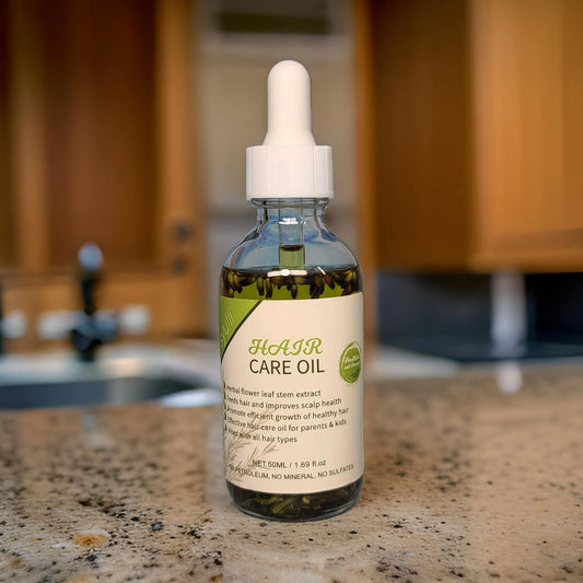 Huile de croissance de cheveux 100% naturelle