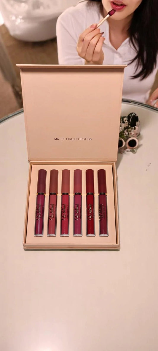 Lot de rouges à lèvres liquides mats