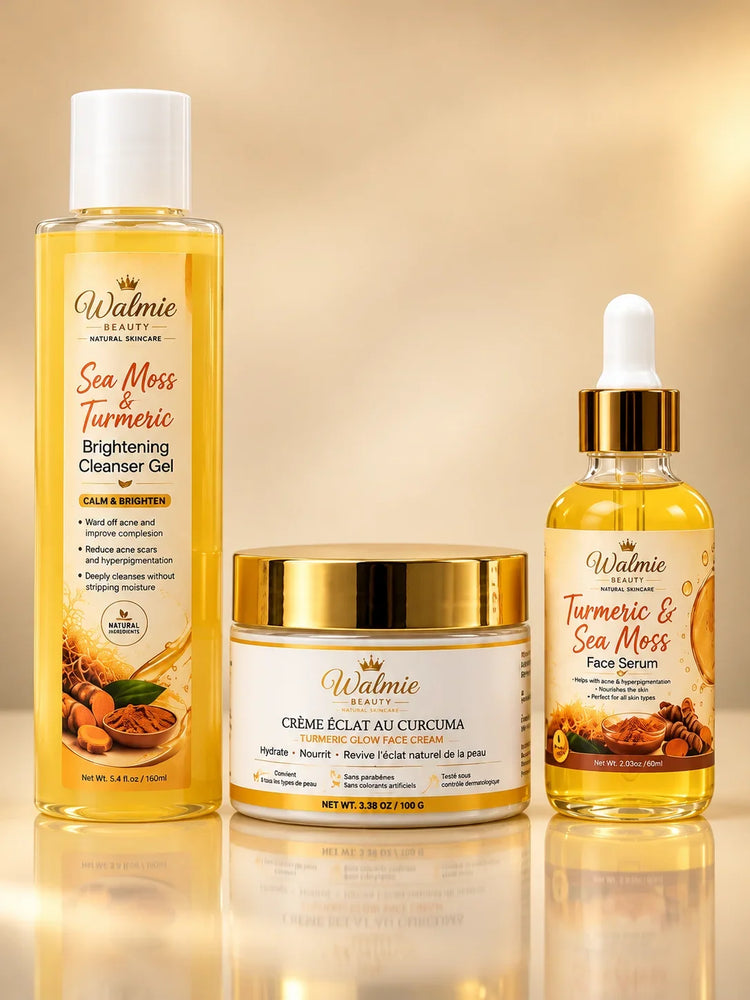 Nettoyant gamme au curcuma Walmie Beauty | Soins du visage