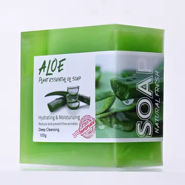 Natural Organic Cleansing Aloe Vera Soap