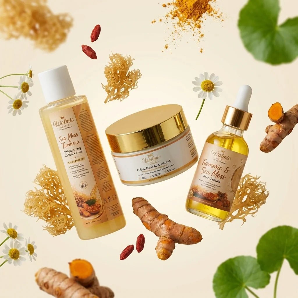 Walmie Beauty Gamme curcuma avec Nettoyant